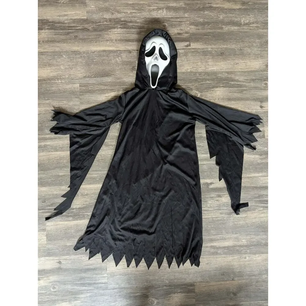 Fun World Scream Ghost Face Halloween Costume Kid Toddler Size 3-4T